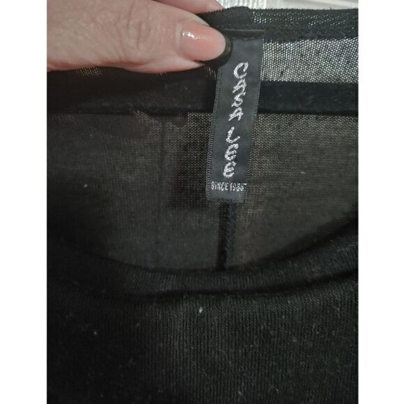 Women's Black Long Sleeve Sweater Size XL GUC - Picture 4 of 6